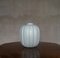 Moderne Weiße Steingut Vase von Vicke Lindstrand für Upsala Ekeby, Schweden, 1930er 2
