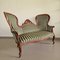 Antique Walnut Sofa with Carving, 1900s 4