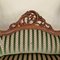 Antique Walnut Sofa with Carving, 1900s 7