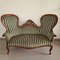 Antique Walnut Sofa with Carving, 1900s 3