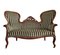 Antique Walnut Sofa with Carving, 1900s 1