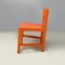 Modern Orange Lacquered Wooden Chairs attributed to Moooi, Netherlands, 2000s, Set of 2 3