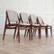 Sedie da pranzo Ella in teak di Arne Vodder per Vamo Møbelfabrik, Danimarca, anni '60, set di 4, Immagine 3