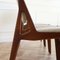 Sedie da pranzo Ella in teak di Arne Vodder per Vamo Møbelfabrik, Danimarca, anni '60, set di 4, Immagine 13