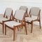 Sedie da pranzo Ella in teak di Arne Vodder per Vamo Møbelfabrik, Danimarca, anni '60, set di 4, Immagine 16