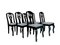 Chaises Baroques Chippendale Laquées Noires, 19ème Siècle, Angleterre, Set de 6 14
