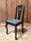 Chaises Baroques Chippendale Laquées Noires, 19ème Siècle, Angleterre, Set de 6 8