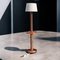 Turned Wood Floor Lamp attributed to Charles Dudouyt, 1940s, Image 7