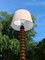 Turned Wood Floor Lamp attributed to Charles Dudouyt, 1940s, Image 11