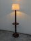 Turned Wood Floor Lamp attributed to Charles Dudouyt, 1940s, Image 6