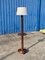 Turned Wood Floor Lamp attributed to Charles Dudouyt, 1940s, Image 2