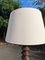 Turned Wood Floor Lamp attributed to Charles Dudouyt, 1940s, Image 9