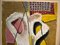 Louis Latapie, Modernist Art Deco Composition, 1939, Oil on Board, Image 4