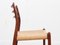 No. 78 Scandinavian Rosewood Chairs by Niels O. Møller, 1950s, Set of 4 13