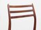 No. 78 Scandinavian Rosewood Chairs by Niels O. Møller, 1950s, Set of 4 9