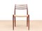 No. 78 Scandinavian Rosewood Chairs by Niels O. Møller, 1950s, Set of 4 2