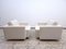 Set of Swivel Armchair in Light Grey by Walter Knoll 2