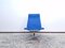 Set of Blue Leather Ea 116 Visitor Chair & Ottoman by Eames for Herman Miller / Vitra, Image 10
