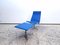 Set of Blue Leather Ea 116 Visitor Chair & Ottoman by Eames for Herman Miller / Vitra, Image 1