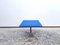 Set of Blue Leather Ea 116 Visitor Chair & Ottoman by Eames for Herman Miller / Vitra, Image 11
