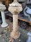 Cast Iron Flower Pot with Ears on Roman Column Vase Planter, Set of 2 7