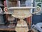 Cast Iron Flower Pot with Ears on Roman Column Vase Planter, Set of 2 4
