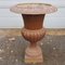 Black Cast Iron Chalice Garden Vase, Image 2