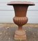 Black Cast Iron Chalice Garden Vase, Image 1