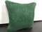 Vintage Green Hemp Cushion Cover, 1950 5