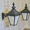 Large Painted Copper Wall Hung Lanterns, 1950s, Set of 2, Image 3