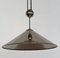 Grande Lampe à Suspension Counter Balance Keos en Nickel Plaqué par Florian Schulz, 1970s 11