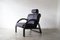 Italienischer Vintage Sessel aus Leder 1