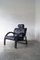 Italienischer Vintage Sessel aus Leder 3