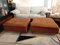 Set of Leather & Steel Pouf from Saporiti Italia, 1960s 15