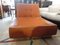Set of Leather & Steel Pouf from Saporiti Italia, 1960s 8
