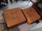 Set of Leather & Steel Pouf from Saporiti Italia, 1960s 9