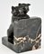 Sujetalibros Art Déco de bronce de Alexandre Kelety, años 30. Juego de 2, Imagen 9
