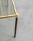 Italienische Vintage Messing Beistelltische, 1970er, 2er Set 5