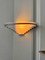Art Deco Sconces in Brass and Frosted Glass, Portugal, 1940s, Set of 2, Image 13