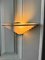 Art Deco Sconces in Brass and Frosted Glass, Portugal, 1940s, Set of 2, Image 8
