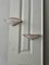 Art Deco Sconces in Brass and Frosted Glass, Portugal, 1940s, Set of 2, Image 2