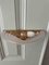 Art Deco Sconces in Brass and Frosted Glass, Portugal, 1940s, Set of 2, Image 5