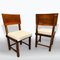 Art Deco Walnut Dining Chairs, 1930s, Set of 4 2
