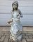 Antique Bronze Fountain Statue of Woman with Water Jug 1