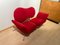 Postmodernes wandelbares Sofa aus rotem Stoff, Bonaldo zugeschrieben, Italien, 1980er 10