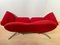 Postmodernes wandelbares Sofa aus rotem Stoff, Bonaldo zugeschrieben, Italien, 1980er 9