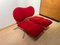 Postmodern Convertible Sofa in Red Fabric attributed to Bonaldo, Italy, 1980s, Image 12