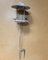 Cast Iron Garden Stake Birdhouse & Feeder 1