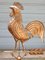 Girouette en cuivre avec ornement de vent coq 7
