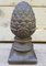 Large Cast Iron Pine Cone Post Head Architectural Ornament 1